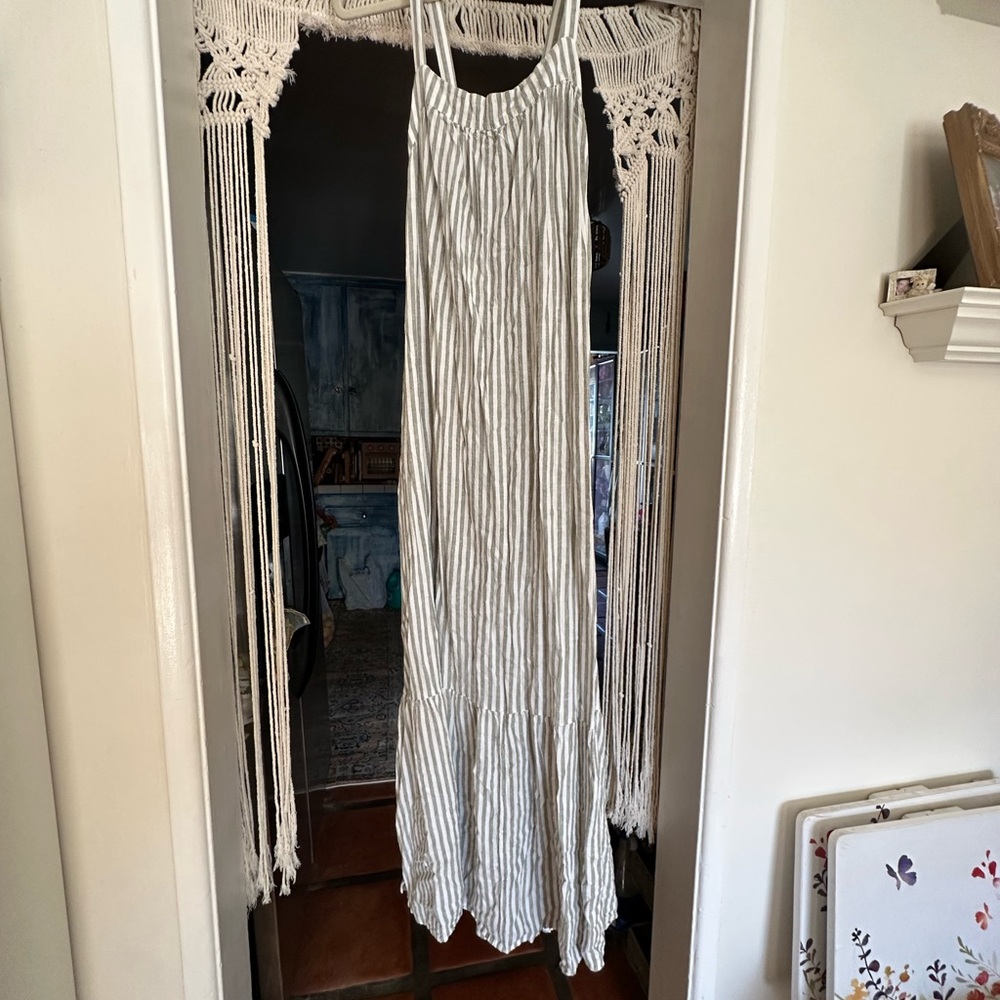 Sundress with pockets linen